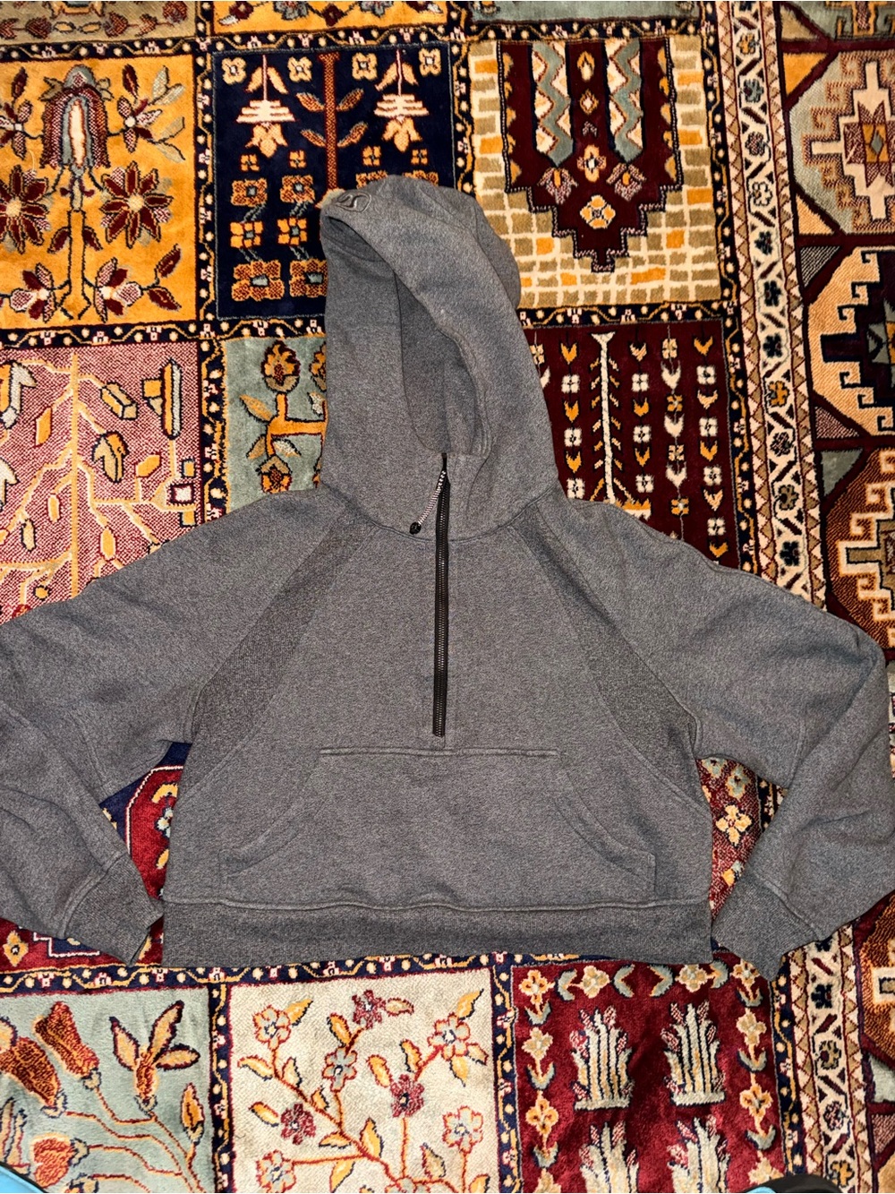 lululemon athletica Grey Half-Zip Hoodie
